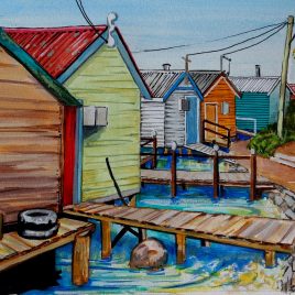 Cornelian Bay Boathouses